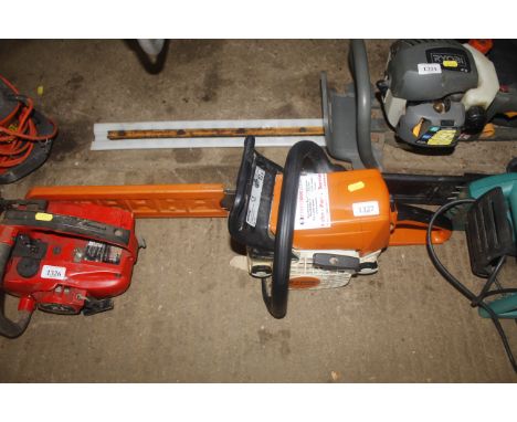A Stihl MX210 petrol chainsaw