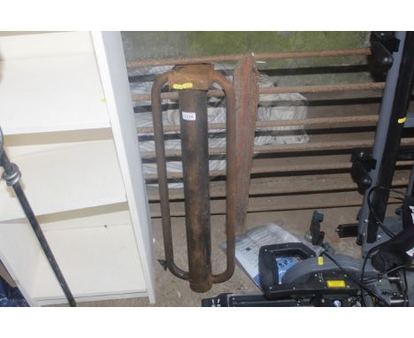 A fence post knocker 