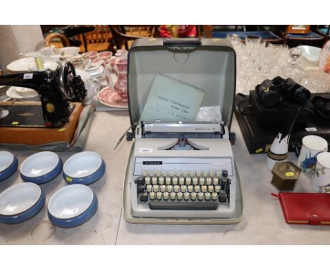 An Adler typewriter 