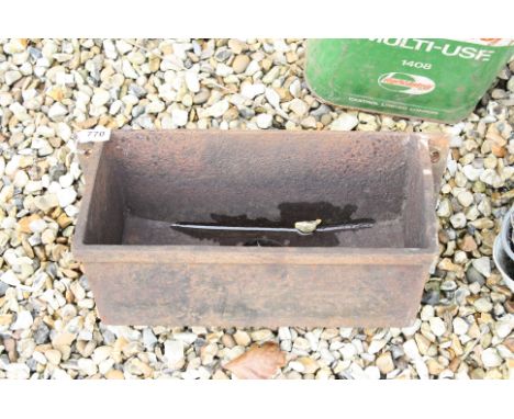 Antique Cast Iron Drinking Trough, 48cms long