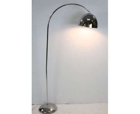 Habitat Freestanding Chrome Effect Standard Lamp, 144cms high