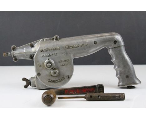 A vintage Rawplug Mechanical Hammer gun no A0646 PATENT  No 396140.
