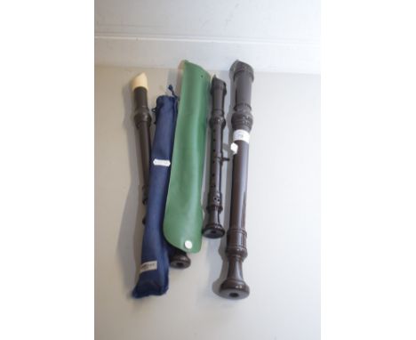 MIXED LOT COMPRISING YAMAHA RECORDER AND OTHERS SIMILAR (4)