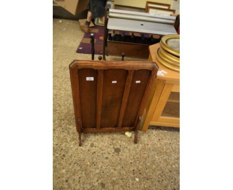 OAK FIRE SCREEN, 66CM HIGH