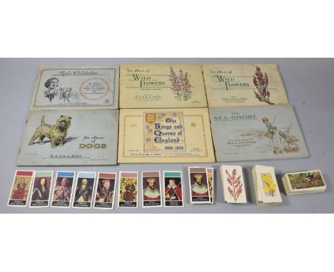 A Collection of Vintage Cigarette Card Albums and Contents Together with Loose Cigarette Cards 