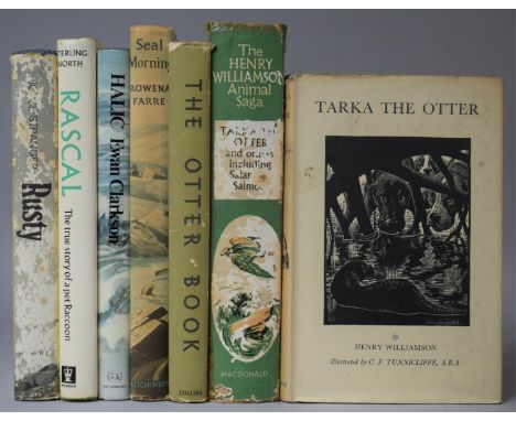 A Collection of Eight Vintage Books to Include 1951 Edition of Manka The Sky Gipsy, 1960 Edition of The Henry Williamson Anim