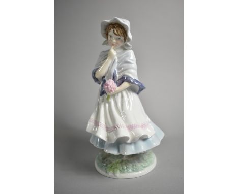 A Limited Edition Royal Worcester Figure, A Posy for Mother 