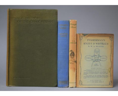 A Collection of Books relating to Fishing and Shooting to Include 1910 Edition of Minor Tactics of the Chalk Stream by G.E.M 