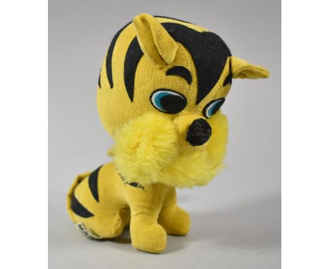 A Vintage c.1960 Kamar Straw Filled Plush Tiger, 16cm high 