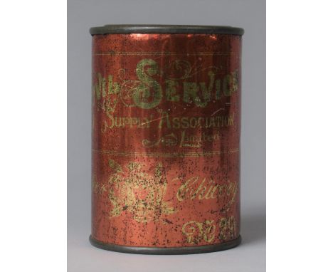A Vintage Civil Service Supply Tin for Coffee and Chicory, 1/2lb Tin no.29 