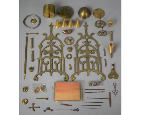 A Collection of Various Skeleton Clock Parts 