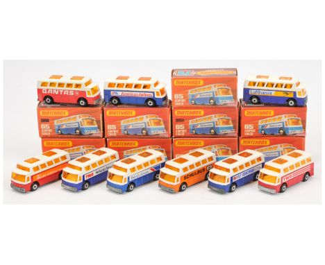 Matchbox Superfast 65b Airport Coach group to include "British Airways" ;"Qantas" ; "TWA"; "Fly Concorde" "Braniff Internatio