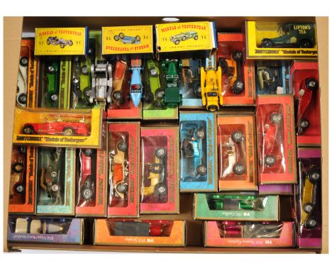 Matchbox Models of Yesteryear, a mixed mainly boxed group of Woodgrain boxes to include, Y6 Rolls Royce Fire Engine, Y2 Princ