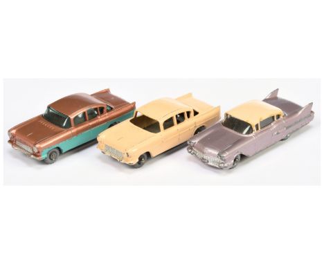 Matchbox Regular Wheels group of unboxed cars (1) 22b Vauxhall Cresta - pale pink body, silver trim to front&nbsp; grille, re