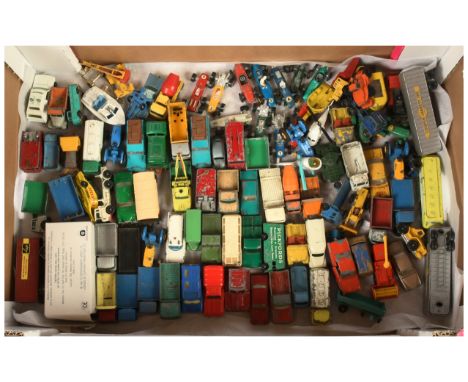 Matchbox Regular Whhels Large Unboxed Group to include 22c Pontiac GP Sports Coupe; 54b Cadillac Ambulance; 57c Land Rover Fi