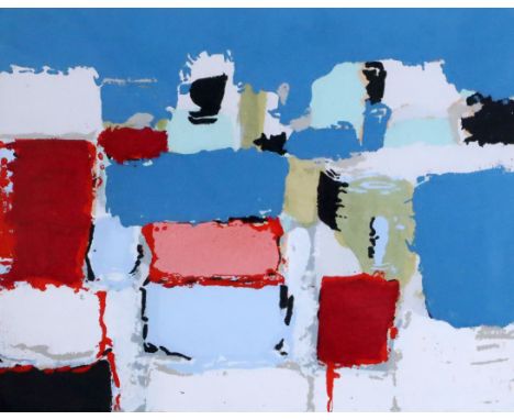 § Nicolas de Stael (1914-1955)lithograph'Méditerranée (La Ciotat)', 1952-1953signed, 166/200, 1963 Redfern Gallery label vers