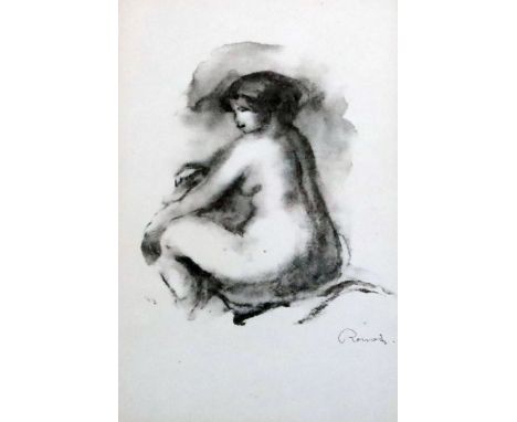 Pierre-Auguste Renoir (1841-1919)lithograph'Etude de Femme nue, assise' from L’Album des douze Lithographies (Delteil 42) Lit