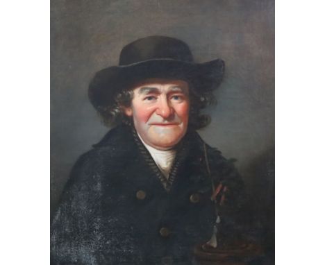 Early 19th century English Schooloil on canvasPortrait of Luke Pope of Staffordshire25 x 21in.