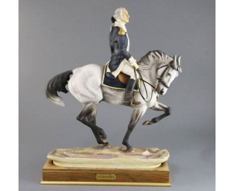A Royal Worcester limited edition model of Washington, from the Famous Military Commanders Series, modelled by Bernard Winski