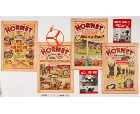Hornet (1963-64) 1-68 (incl. 1964 full  year) wfgs: No 2 Catapult Skimmer, 3: Fast Action Football Photo Album, 4: Great Goal