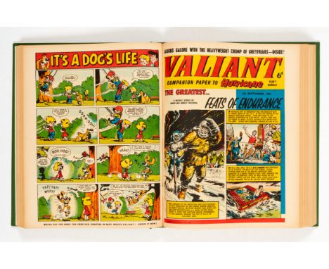 Valiant (Jul-Dec 1964) Half-year in bound volume. Starring Captain Hurricane, Kelly's Eye, The Steel Claw and Mytek the Might