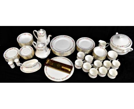 ROYAL ALBERT; an eighty piece 'Belinda' pattern part tea and dinner service.Additional InformationSurface wear/scratches, wea