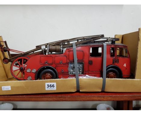 LARGE TIN PLATE FIRE ENGINE 