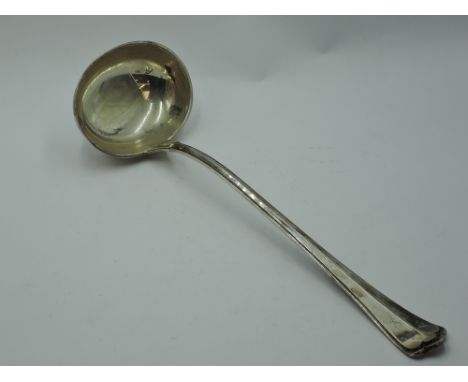 A German white metal punch ladle stamped 835, approx 200g