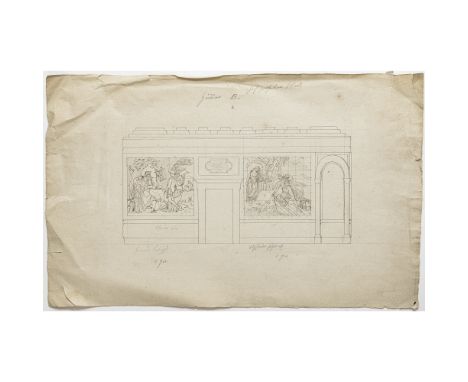 Ludwig von Schwanthaler1802 München - 1848 ebendaEntwurf bzw. Reinzeichnungen für die Ausmalung der Odysseussäle des Festsaal