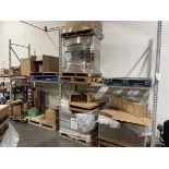 Lot of Teardrop Pallet Racking, (3) Uprights and (4) Crossbeams | Rig Fee $750