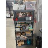 Shelving Unit with Contents, Draft Line Components, Couplers, Etc. | Rig Fee $100