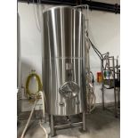 Marks DMW 30 BBL Brite Tank, 3 Zone Glycol Jacketed, Mandoor, Tangential Water Input | Rig Fee $900