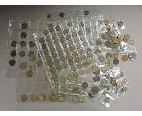 George I, QEII, a quantity of bronze and copper pennies and halfpennies, mixed grades and dates
