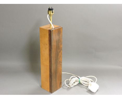 A modern table lamp, by John Makepeace, Parham, Dorset, 46cm