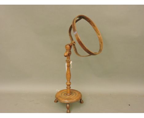 A 19th century rustic tapestry frame stand