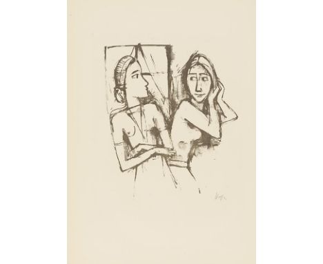 Karl Hofer    Zenana. Zehn Lithographien. München, Marées-Gesellschaft R. Piper 1923. 1 von 120 numerierten Exemplaren der No