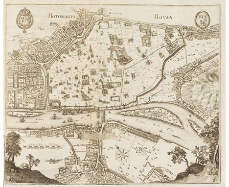Matthäus Merian    Topographiae Galliae, oder Beschreib- und Contrafaitung deß mächtigen Königreichs Franckreich. Teile 5 bis