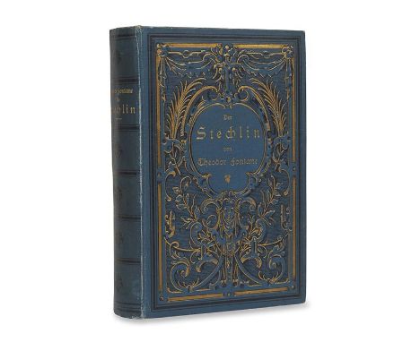 Theodor Fontane    Der Stechlin. Roman. Berlin, F. Fontane 1899. Erste Ausgabe des neben Effi Briest literaturgeschichtlich b