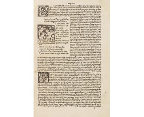 Tibullus - Catullus - Propertius    Elegiae. Mit den Kommentaren von Bernardinus Veronensis, A. Parthenius u. P. Fosco sowie 