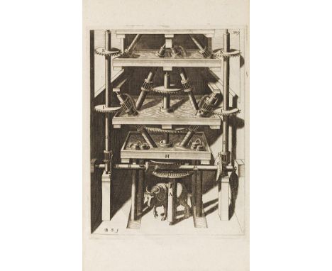 Georg Andreas Böckler    Theatrum machinarum novum, exhibens aquarias, alatas, jumentarias, manuarias, pedibus, ac ponderibus