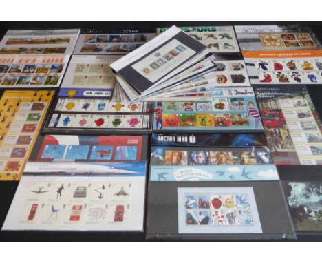 Thirty-nine sets of mounted First Class commemorative stamps. (Approx. 330 First Class stamps).&nbsp; &nbsp; &nbsp; &nbsp; &n