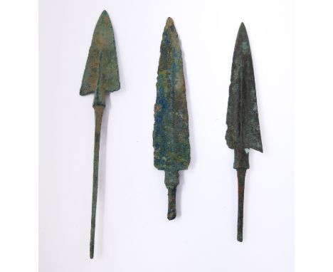 Three Bronze Age spear heads circa 900BC (3)