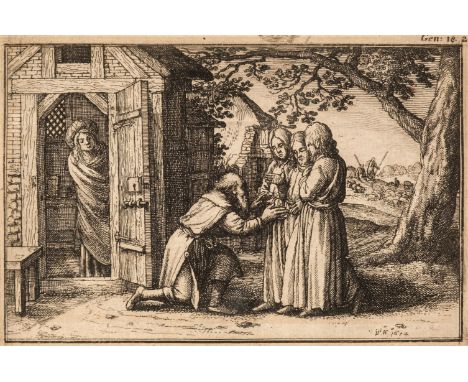 Hollar (Wenceslaus, 1607-1677). The Angler ( after Pieter Brueghel the Elder), 1650, etching on fine laid paper, a very good 