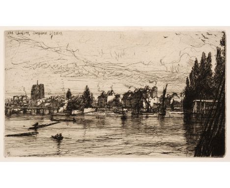 Palmer (Samuel, 1805-1881). The Morning of Life, 1860-61, etching on chine appliqué laid onto wove paper, the 7th state (of 7