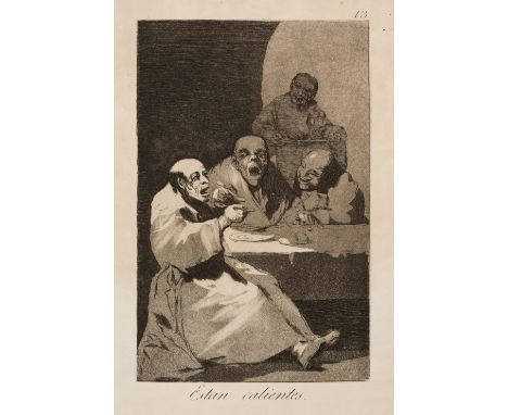 Francisco de Goya y Lucientes (1746-1828), 1797-1799. Estan Calientes, Plate 13 from Los Caprichos, etching with aquatint, 17