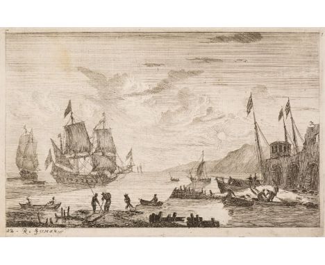 Dutch and Flemish Schools. A collection of mostly 17th century etchings by Waterloo, Nooms, Ruisdael, Rembrandt, Collaert, Wi
