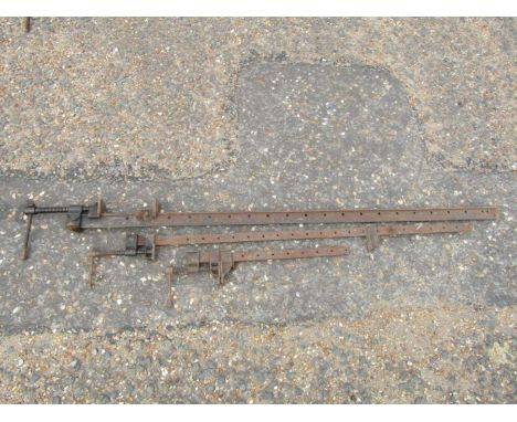 3 Sash clamps. Longest 170cm approx&nbsp;
