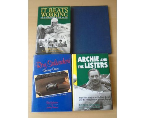 Racing Sports Cars&nbsp;by Louis Klemantaski and Michael Frostick, It Beats Working by Eoin Young (with dust jacket), Archie 