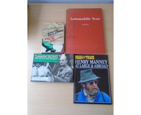 From the Cockpit by&nbsp;Bruce McLaren (with dust jacket), Lawrie Bond The Man &amp; the Maque by Nick Wotherspoon (with dust