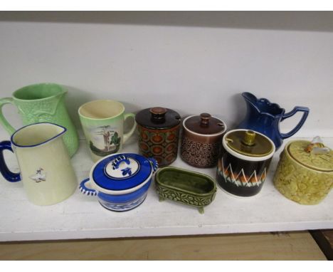 Quantity pottery inc Holkham, Wade, Quimper, Cartonware etc
